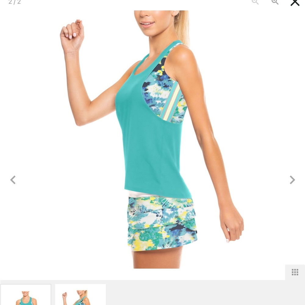 Lucky in Love Tennis top NEW WITH TAGS Size L